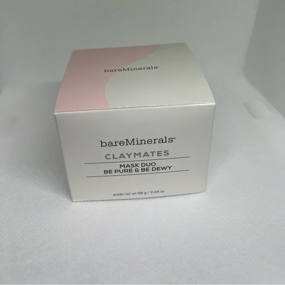 Bareminerals flatmates mask duo BE PURE & BE DEWY BRAND NEW 2.04oz - Picture 5 of 8